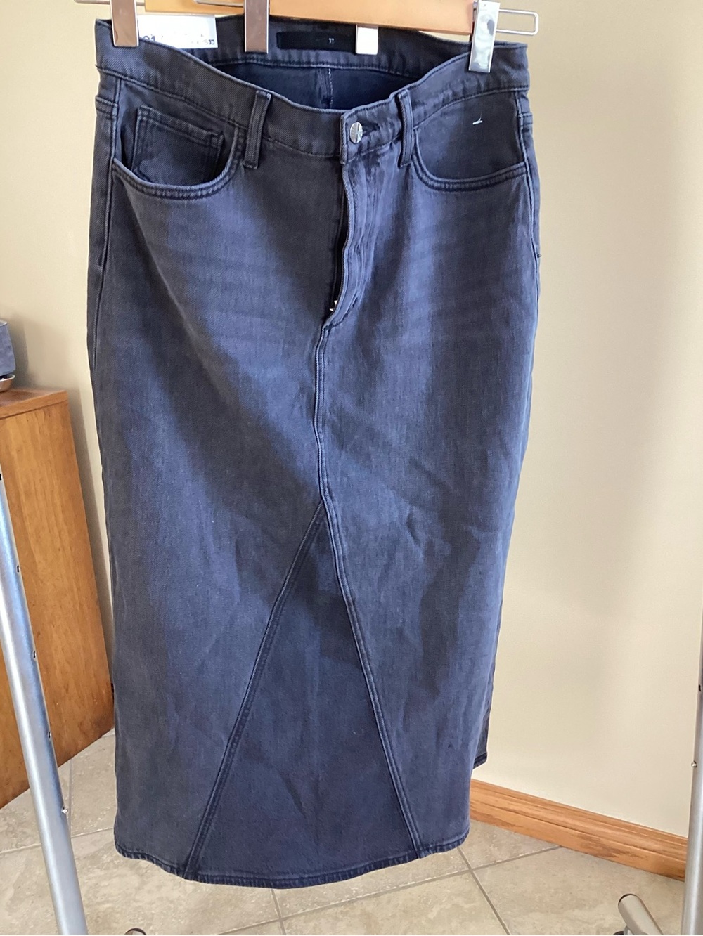 Joe's Jeans Black Denim Tulie Skirt